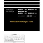 Komatsu PC800-8R1, PC800LC-8R1, PC800SE-8R1, PC850-8R1, PC850SE-8R1 Hydraulic Excavator Operation and Maintenance Manual (PEN01814-01)