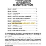 New Holland T4020, T4030, T4040, T4050 Standart Repair Manual (87758551)