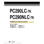Komatsu PC290LC-7K, PC290NLC-7K Hydraulic Excavator Operation and Maintenance Manual (UEAM004001)