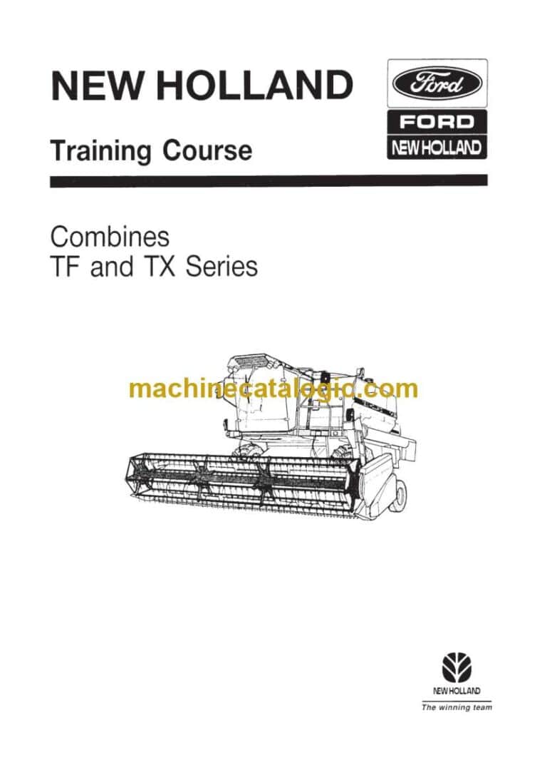 New Holland Ford TF and TX Series Combine Training Course (6046400100)
