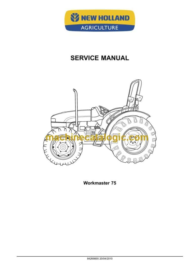 New Holland Workmaster 75 Tractor Service Manual (84269855)