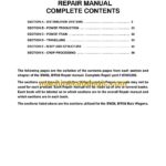 New Holland BW28, BW38 Bale Wagon Repair Manual (87693295)