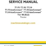 New Holland T7.175, T7.190, T7.210, T7.175 AutoCommand™, T7.190 AutoCommand™, T7.210 AutoCommand™, T7.225 AutoCommand™ Tier 4B Final Tractor Service Manual (47936462)
