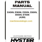 Hyster E45XN, E50XN, E55XN, E60XN, E65XN, E70XN (A268) Forklift Parts Manual