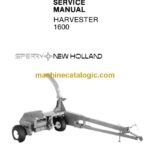 New Holland 1600 Harvester Service Manual (40160010)