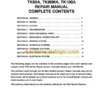 New Holland TK75VA, TK80A, TK80MA, TK90A, TK90MA, TK100A Repair Manual