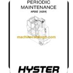 Hyster AP20Z (A254 A944) Forklift Service Manual