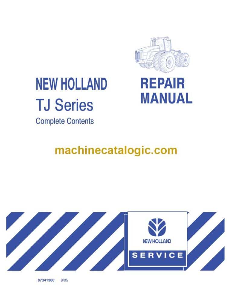 New Holland TJ Series Repair Manual (87542227)
