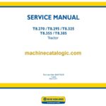 New Holland T8.270, T8.295, T8.325, T8.355, T8.385 Tractor Service Manual (84417609)