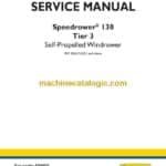 New Holland Speedrower® 130 Tier 3 Self-Propelled Windrower Service Manual (47904535)