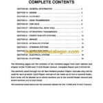 New Holland TC29D, TC33D Tractor Repair Manual (87036756)