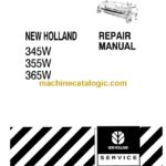 New Holland 345W, 355W, 365W Header Repair Manual (86584185)