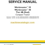 New Holland Workmaster™ 35, Workmaster™ 40 Tier 4B Final Compact Tractor Service Manual (48144024)