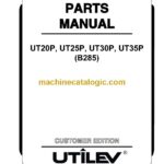 Hyster UT20P, UT25P, UT30P, UT35P (B285) Forklift Parts Manual