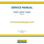 New Holland TD65F, TD75F, TD85F Tractor Service Manual (47913163)