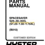 Hyster S25, S30, S35XL (S1.25, S1.50, S.175XL) (B010) Forklift Parts Manual