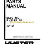 Hyster R30F, R30FA, R30FF (E118) Forklift Parts Manual