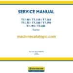 New Holland T7.140, T7.150, T7.165, T7.175, T7.180, T7.190, T7.195, T7.205 Tractor Service Manual (47402793)