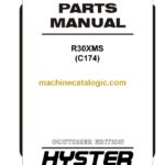 Hyster R30XMS (C174) Forklift Parts Manual