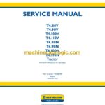 New Holland T4.80V, T4.90V, T4.100V, T4.110V, T4.80N, T4.90N, T4.100N, T4.110N Tractor Service Manual (51526007)