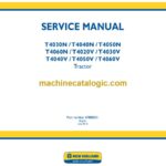 New Holland T4030N, T4040N, T4050N, T4060N, T4020V, T4030V, T4040V, T4050V, T4060V Tractor Service Manual (47888351)