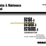 Komatsu EG150-5, EG150B-5, EG150BS-5 Generator Operation and Maintenance Manual (SEAM001901)