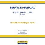 New Holland TT4.55, TT4.65, TT4.75 Tractor Service Manual (47969434)