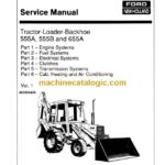 New Holland 555A, 555B, 655A Tractor, Loader, Backhoe Service Manual (40055540)