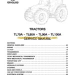 New Holland TL70A, TL80A, TL90A, TL100A Tractor Service Manual