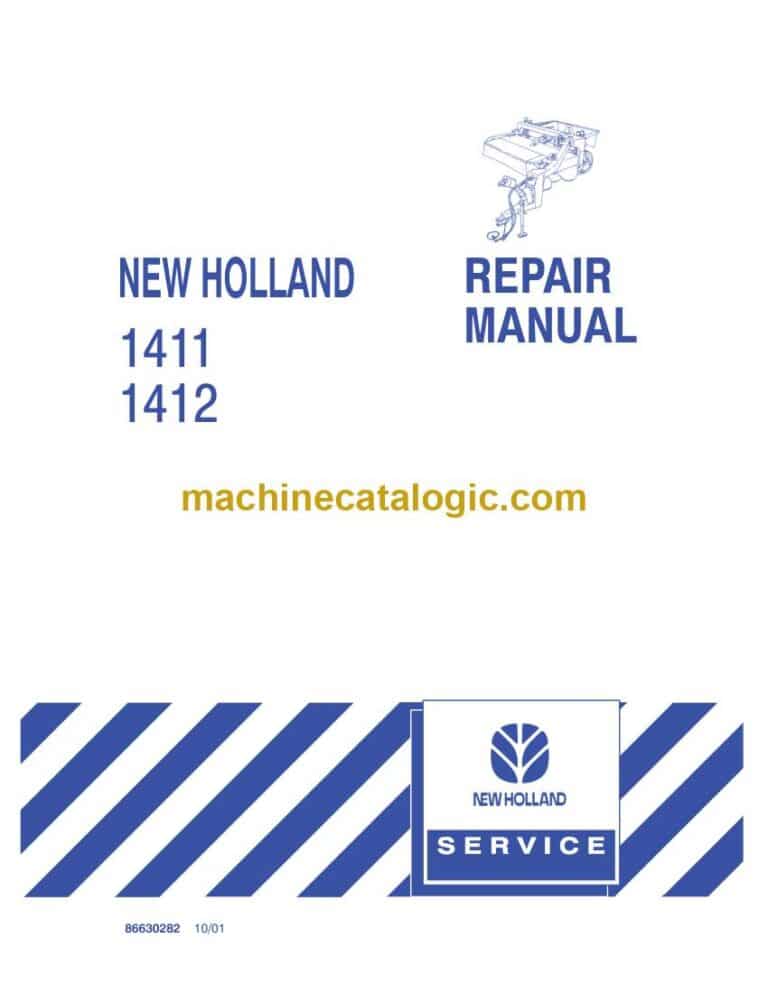 New Holland 1411, 1412 Repair Manual (86630282)