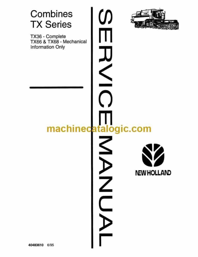 New Holland TX36 Service Manual (40483610)