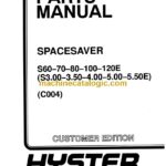 Hyster S60, S70, S80, S100, S120E (S3.00, S3.50, S4.00, S5.00, S5.50E) (C004) Forklift Parts Manual