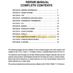 New Holland T1010, T1030, T1110 Repair Manual (87739173)