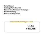 Hyster C1.8X, V40XMU Forklift Parts Manual