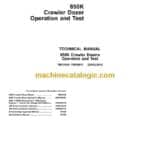 John Deere 850K Crawler Dozer Operation and Test Technical Manual (TM12043)