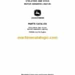 John Deere 670C, 670CH, 672CH Motor Graders Parts Catalog (PC2548)