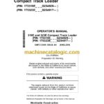 John Deere 319E and 323E Compact Track Loader Operator Manual (OMT312544)