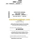 John Deere 544K 4WD Loader Operator Manual (OMT275694)