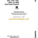 John Deere Series 300 3029, 4039, 4045, 6059, and 6068 OEM Diesel Engines Operator Manual (OMRG18293)