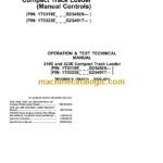 John Deere 319E and 323E Compact Track Loader Operation and Test Technical Manual (TM11398)