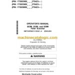 John Deere 803M, 853M, 859M Feller Buncher Operator Manual (OMT334794X19)