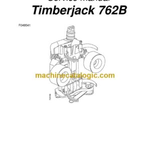 Timberjack 762B Harvester Head Service Manual (F049541)