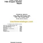 John Deere 540E, 640E and 740E Skidder 548E, 648E and 748E Grapple Skidder Repair Technical Manual (TM1486)