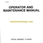 Timberjack 1210B Forwarder Operator and Maintenance Manual (F040079)