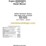 John Deere 670G, 670GP, 672G, 672GP Motor Grader Repair Technical Manual (TM12137)