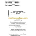 John Deere 640L, 648L, 748L, 848L, 948L Skidders Operator Manual (OMT335601X19)