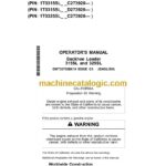 John Deere 315SL and 325SL Backhoe Loader Operator Manual (OMT357608X19)