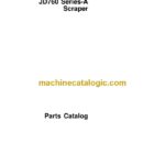 John Deere JD760 Series A Scraper Parts Catalog (PC1131)