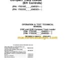 John Deere 319E and 323E Compact Track Loader Operation and Test Technical Manual (TM13009X19)