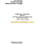 John Deere JDG10274 Ultrasonic Undercarriage Measurement Gauge Component Harvester Technical Manual (CTM10001)